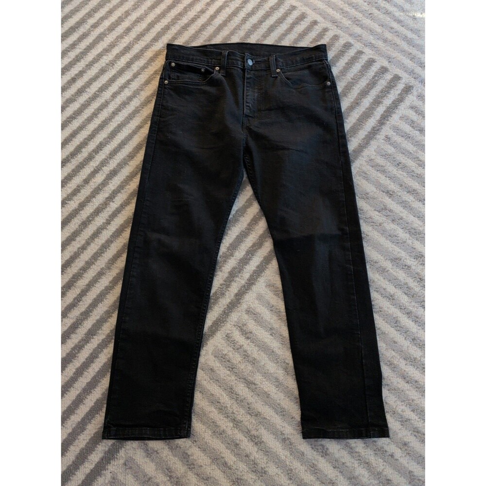 Levi's 502 Taper Men's Black Jeans 33 X 30 - Picture 1 of 5